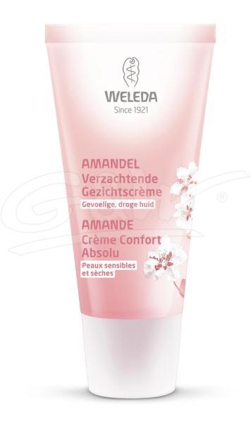 Amandel verzachtende gezichtscreme