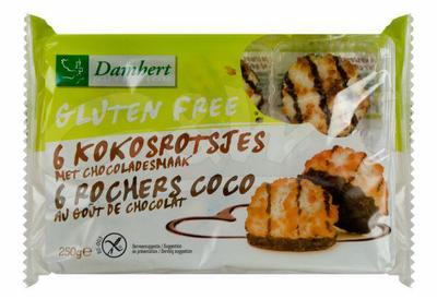 Damhert Kokosrotsen chocolade glutenvrij