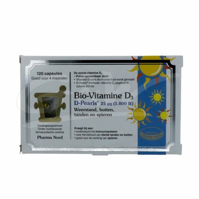 Pharma Nord Bio vitamine D3 25mcg 1000IE Pharma Nord Bio vitamine D3 25mcg 1000IE