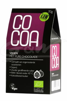 COCOA BROWN Cocoa ballen raw food vijg bio   70g
