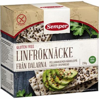 Semper Knackebrod lijnzaad glutenvrij