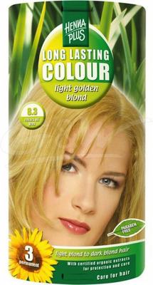 Henna Plus Long lasting colour 8.3 golden blond Henna Plus Long lasting colour 8.3 golden blond