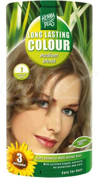 Long lasting colour 7 medium blond