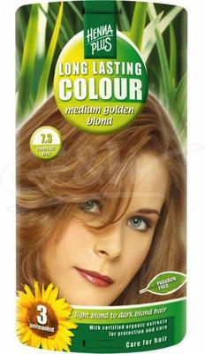 Henna Plus Long lasting colour 7.3 medium golden blond