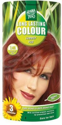 Henna Plus Long lasting colour 7.46 copper red