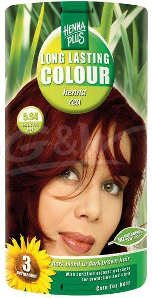 Long lasting colour 5.64 henna red