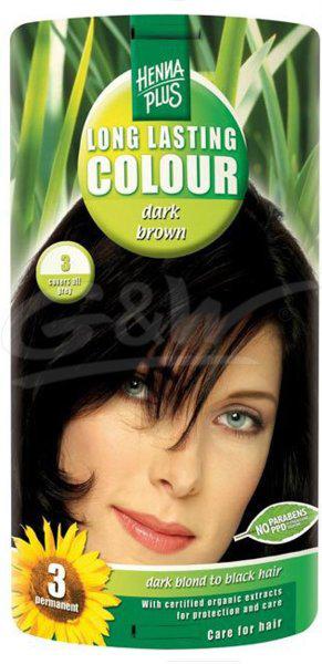 Long lasting colour 3 dark brown