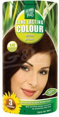 Henna Plus Long lasting colour 4.45 warm brown Henna Plus Long lasting colour 4.45 warm brown