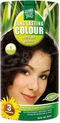 Henna Plus Long lasting colour 4 medium brown Henna Plus Long lasting colour 4 medium brown