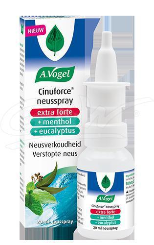 Cinuforce neusspray extra sterk + menthol