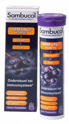 Sambucol Immuno forte bruistabletten suikervrij