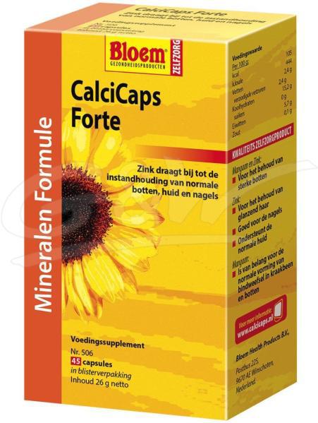 Calcicaps forte huid/bot/nagels