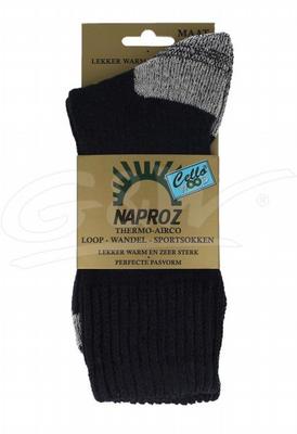 Naproz Thermo loop wandel sport sokken blauw maat 35-38