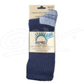 Thermo loop wandel sport sokken blauw maat 39-42