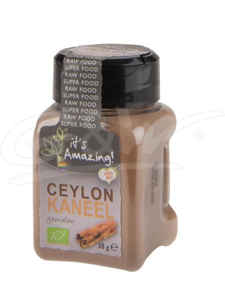 Ceylon kaneelpoeder fijn eko 38 gram