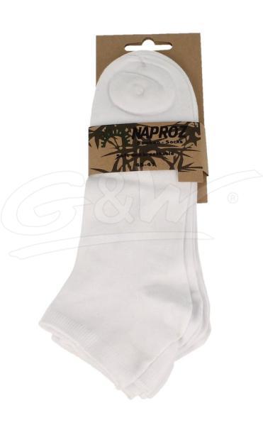 Airco shortsocks bamboo 3-pak 43-47 wit heren 3 paar