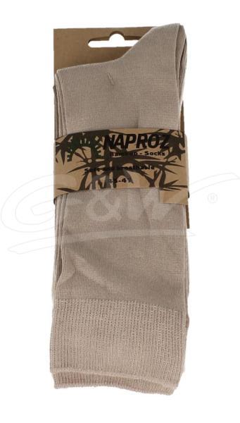 Airco sokken bamboo 3-pak 43-47 beige heren 3 paar 43