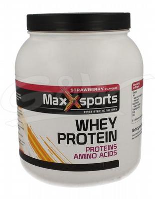 MAXXSPORTS Whey proteine aardbei 1kg