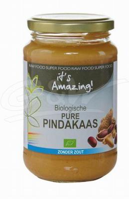 IT'S AMAZING Bio pindakaas zonder zout 350 gram