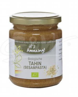 IT'S AMAZING Bio tahin met zout (sesampasta) 250gram