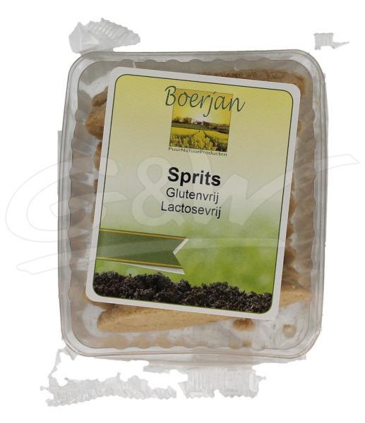 Spritzen gluten- en lactosevrij 100 gr