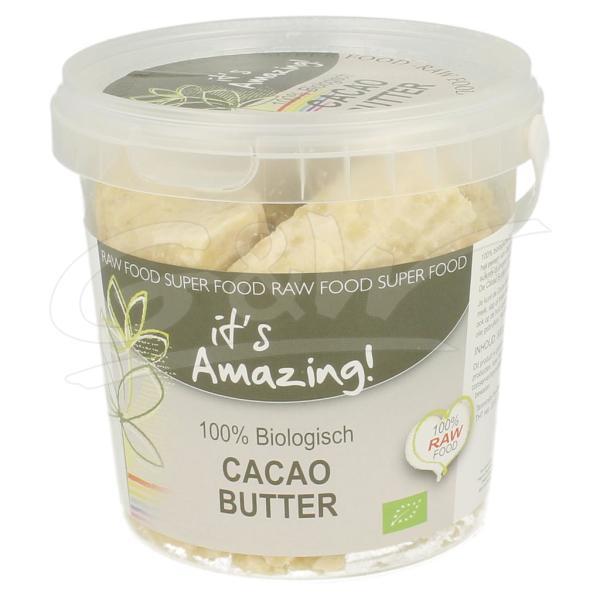 Its amazing cacaoboter ruwe 300 gram