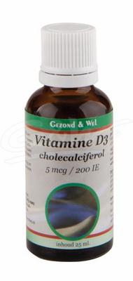 G&W Vit d3 5 mcg (druppels) 25ml