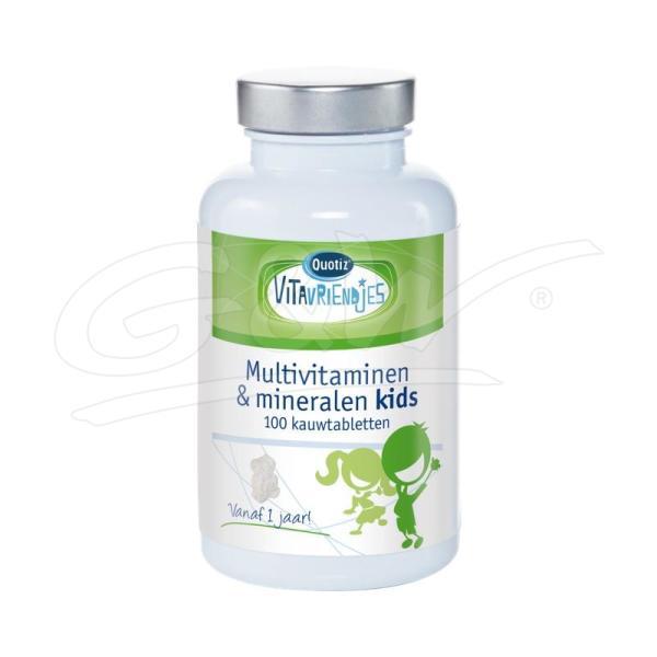 Kinder beertjes multi vitamine kauw tablet 100