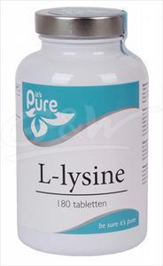 Its pure l lysine 180 Tabletten