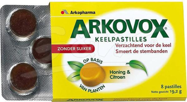 Honing citroen keelpastilles