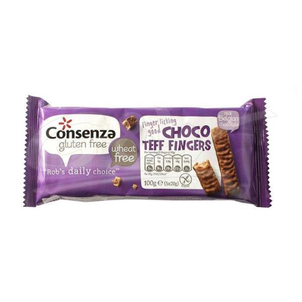 Choco teff fingers