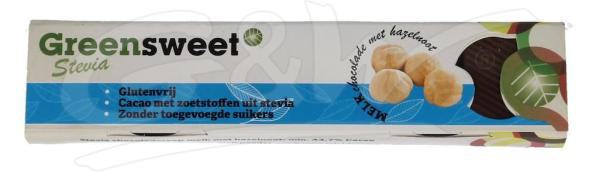 Stevia chocoreep melk hazelnoot Stevia chocoreep melk hazelnoot