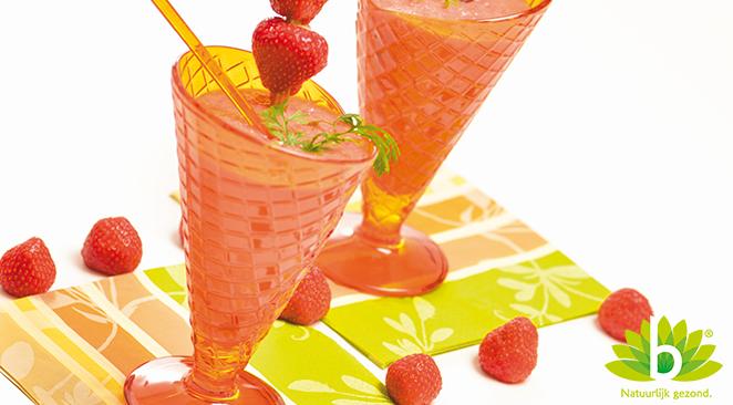 Aardbei-Rabarber Smoothie Recept Aardbei-Rabarber Smoothie Recept