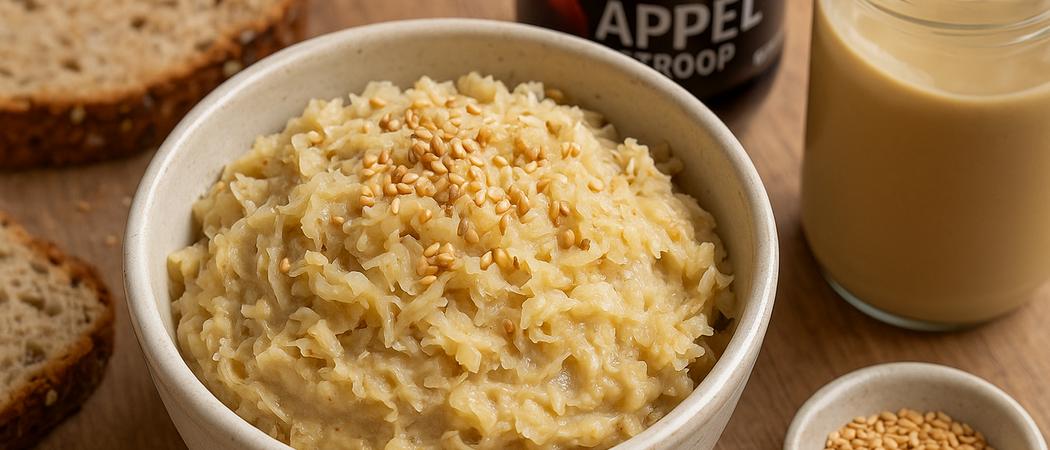 Recept: Zuurkooltapenade met tahin en sesam Recept: Zuurkooltapenade met tahin en sesam